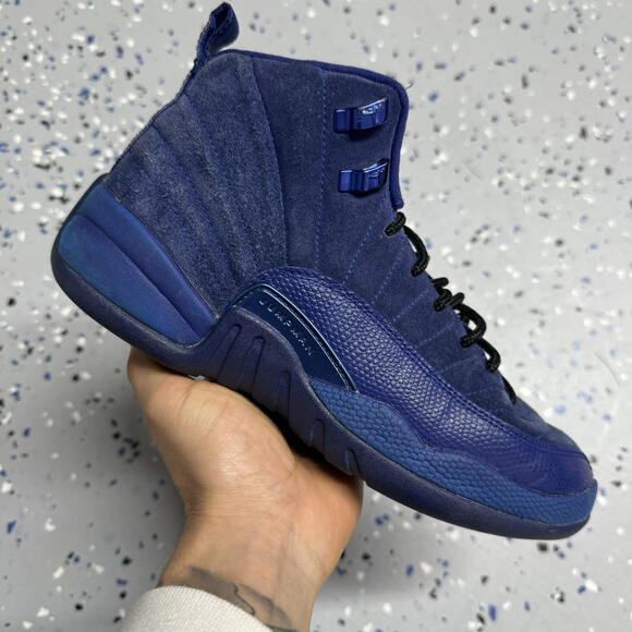 NIKE AIR JORDAN 12 RETRO DEEP ROYAL BLUE/WHITE-Metallic 153265-400